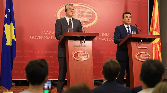 Kosovo with support for the referendum