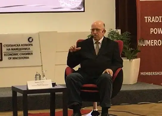 Economic Chamber President Azeski urges Parliament to approve economic bills
